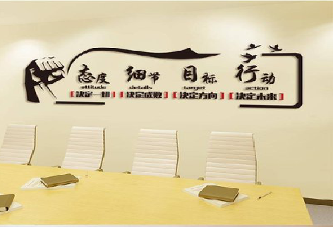 万载企业文化墙主要展示什么？