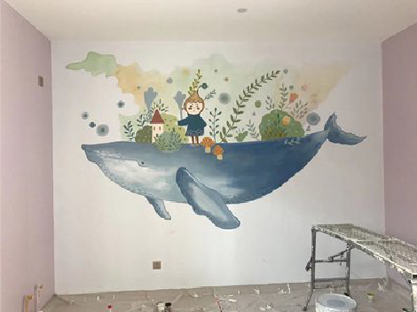 万载手绘墙的特点及优势。